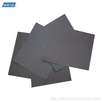Wasserdichtes Sandpapierblatt 320Grit -Sandpapier für Metall